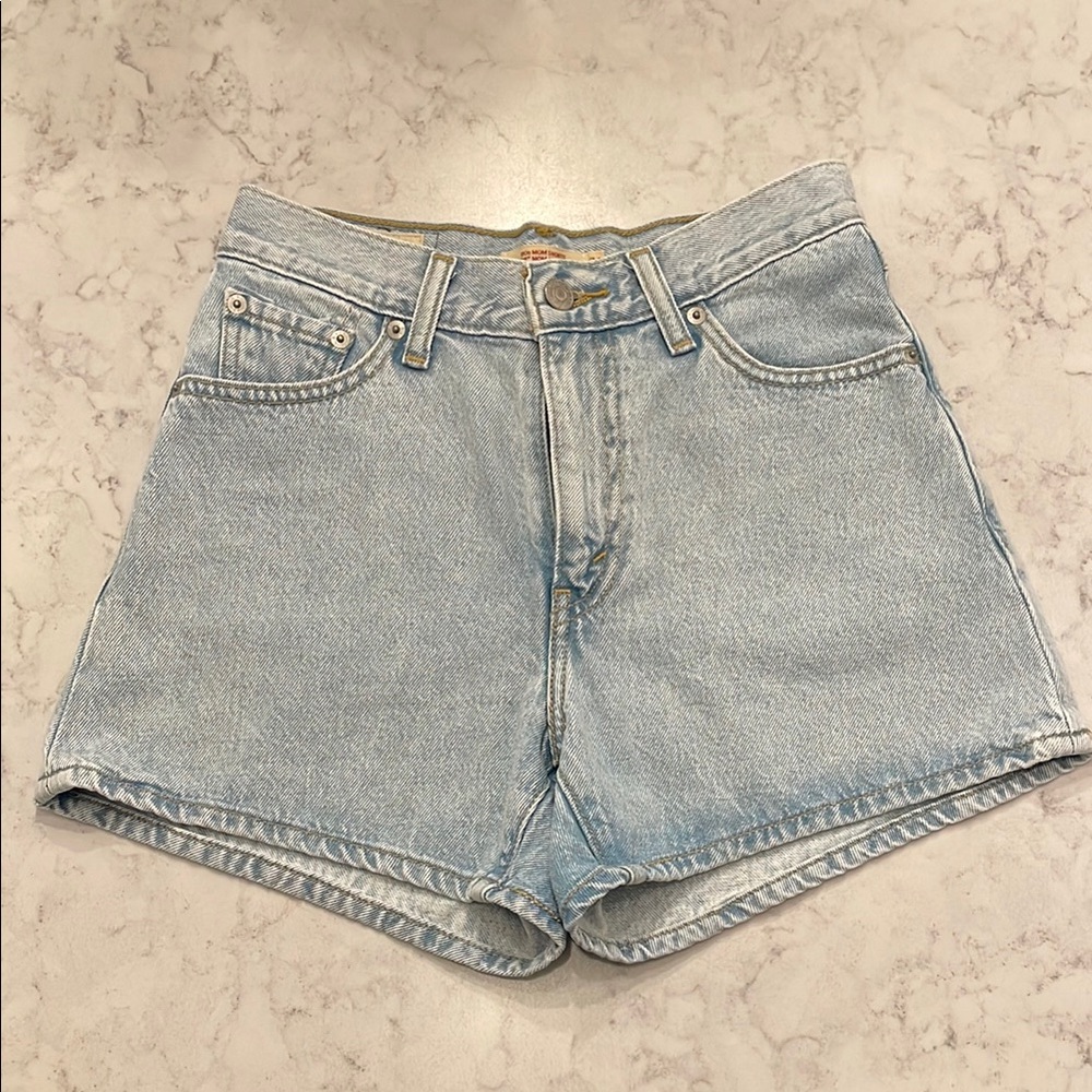 Levi's Blue Jean Shorts High-Waisted Vintage Style